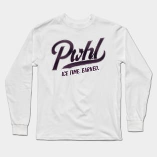 Minnesota PWHL Ice Time. Earned Long Sleeve T-Shirt